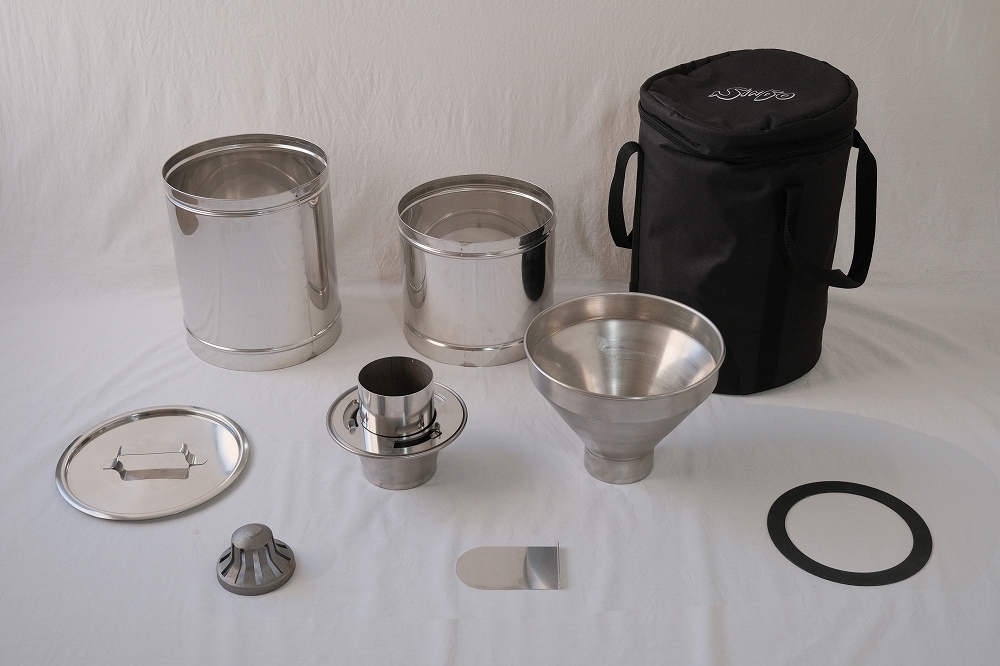 アウトドアペレットストーブ 商品詳細│薪ストーブの新保製作所