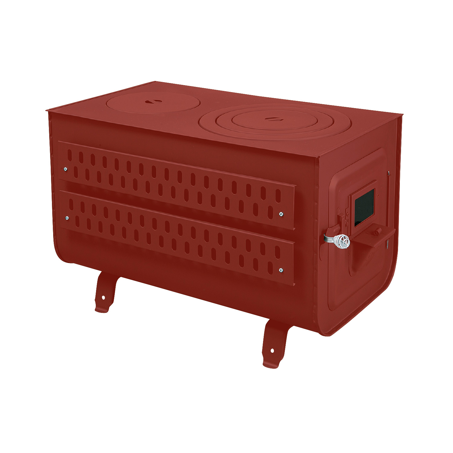 カラー角型窓付きガード付薪ストーブ”ベイダー” 商品詳細│薪ストーブ