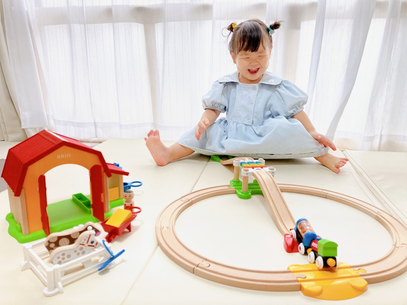 BRIO「マイファーストビギナーセット」と「ファームプレイセット