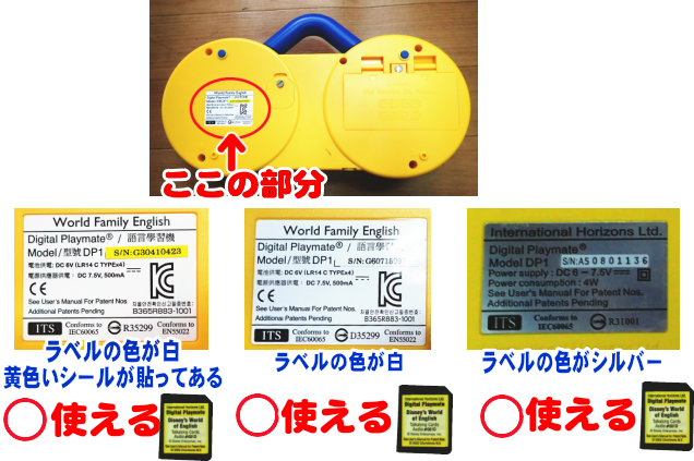 SDカードの説明,種類,中古販売(トークアロング・プレイメイト内臓