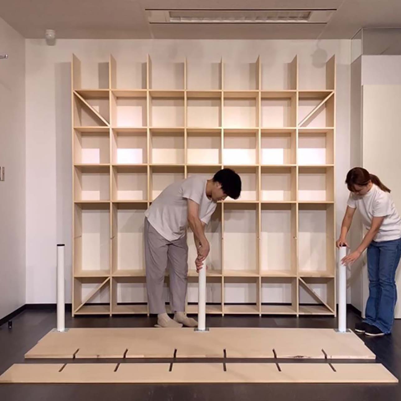 本棚 大型本（美術書 画集）を収納できる壁面本棚|本棚の通販は