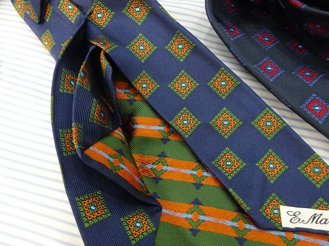 TOKYOMIDTOWN/TIES】セッテピエゲアンティーケ仕様のシルクジャカード