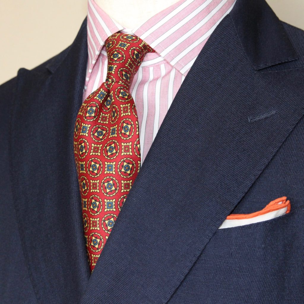 COLUMN/TIES】大西陽一さんによるSTYLE SAMPLE！ | E.Marinella Napoli