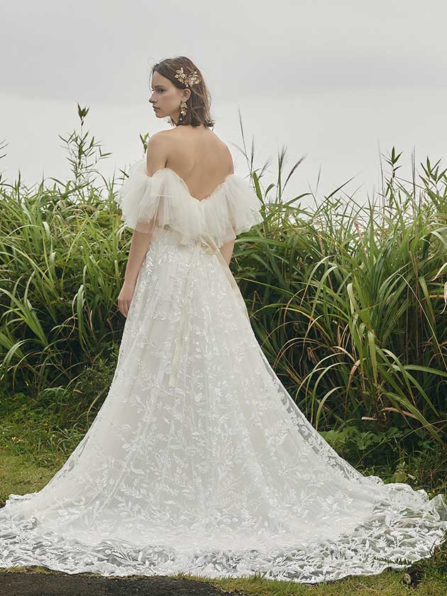 LIB0029 off white | ウエディングドレス『マリアローザ（MARIAROSA）』