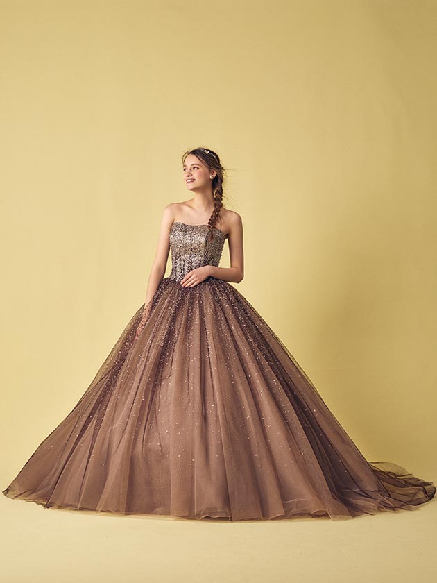 ANT0254 brown | ウエディングドレス『マリアローザ（MARIAROSA）』