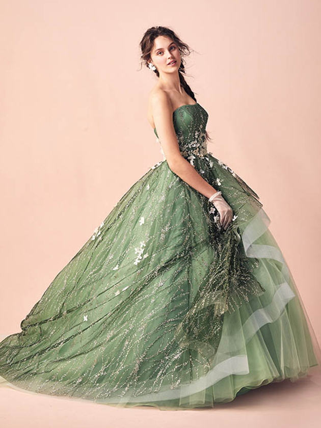 ANT0205 green | ウエディングドレス『マリアローザ（MARIAROSA）』