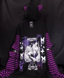 MARI'S ROCK(マリズロック)/商品詳細 オリジナル猫耳パーカー (紫