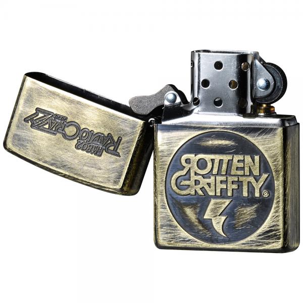 Zippo Japan | RADIO CRAZY × ROTTENGRAFFTYコラボモデル ブラスユーズド