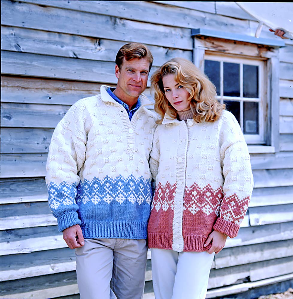 Pullover with Fair Isle Border Pattern – Mary Maxim