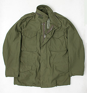 US(米軍) M65 フィールドジャケット・4th Model/プラ・ジッパー/DLA91