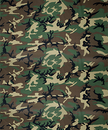 US(米軍) ウッドランド & デザート(3CL) リバーシブルカモ生地 (R/S) /新品