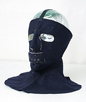 US ARMY(米陸軍) WWII ウールフェルト 防寒フェイスマスク/ブルー/実物