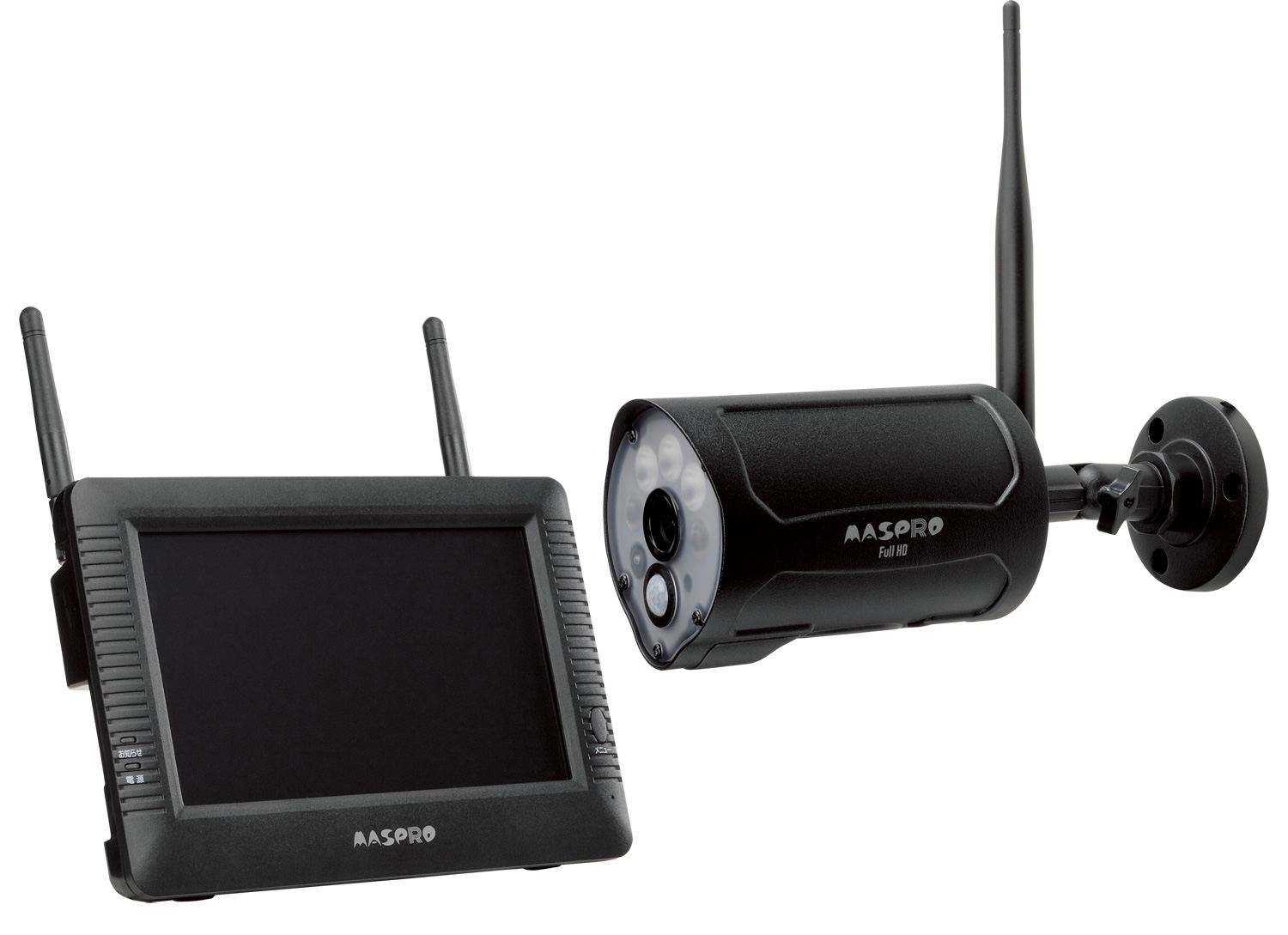 モニター＆ワイヤレスHDカメラセット WHC7ML | マスプロ電工