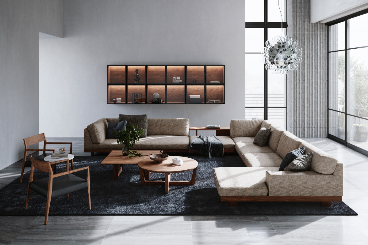 究極のくつろぎはローソファで決まり！マスターウォールのローソファ