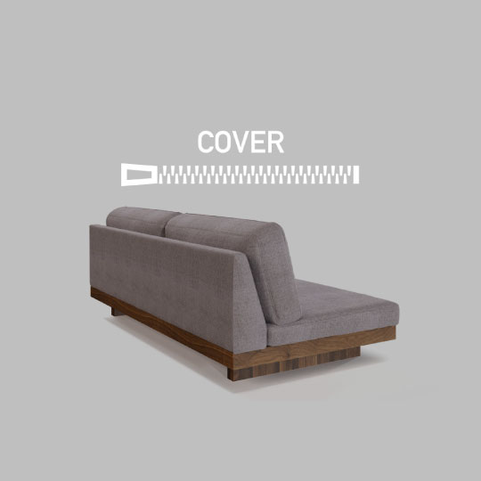 DANISH SOFA COVER(固定背 アームレス 3シーター180)の通販 / マスター