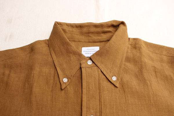 FAR EAST MANUFACTURING / BD SHIRT, LINEN (BRONZE) – McFly Online Store