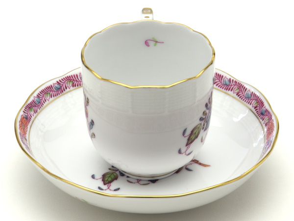 ヘレンド(Herend) コーヒーカップ(160cc)&ソーサー アポニーフラワー