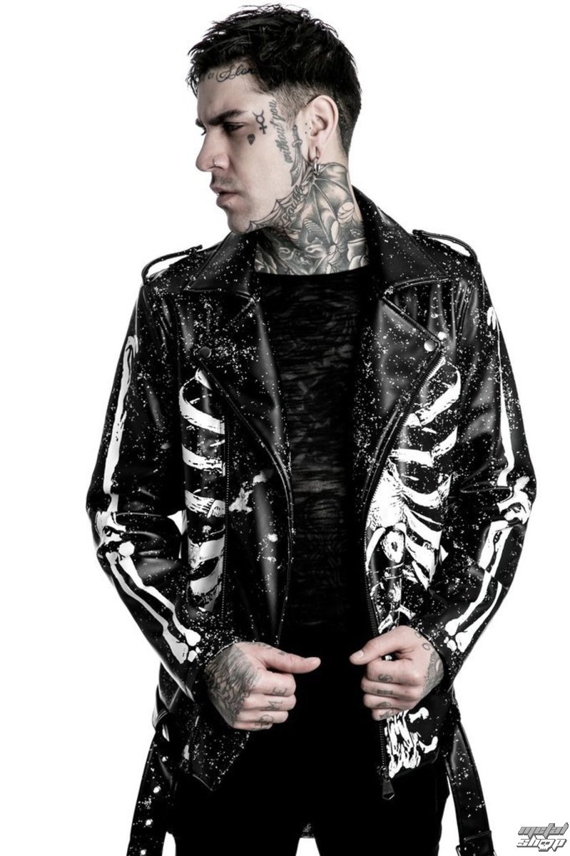 bunda pánská (křivák) KILLSTAR - Morgue Master - Black - K-JKT-M