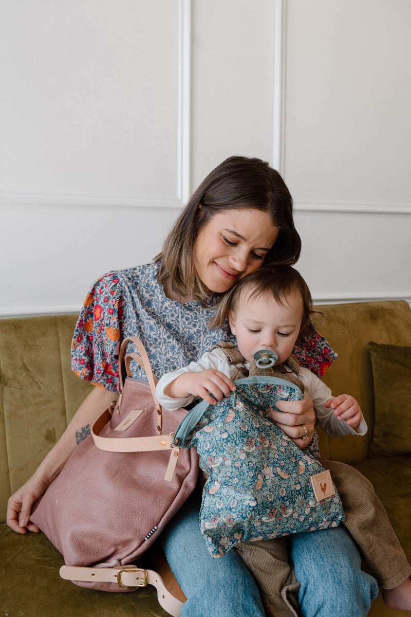 Rose Leather Original Backpack | Pink Leather Backpack