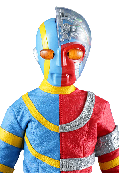 超高精密 RAH DX人造人間キカイダー 1/6 用 自作着せ替え合皮スーツ