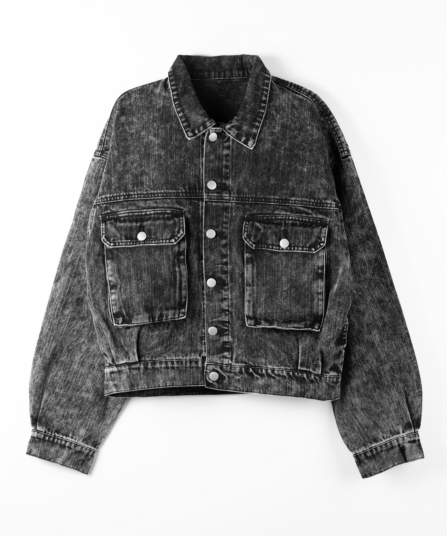 デニムセットアップ着用可能 】ヴィンテージケミカルブリーチアウト