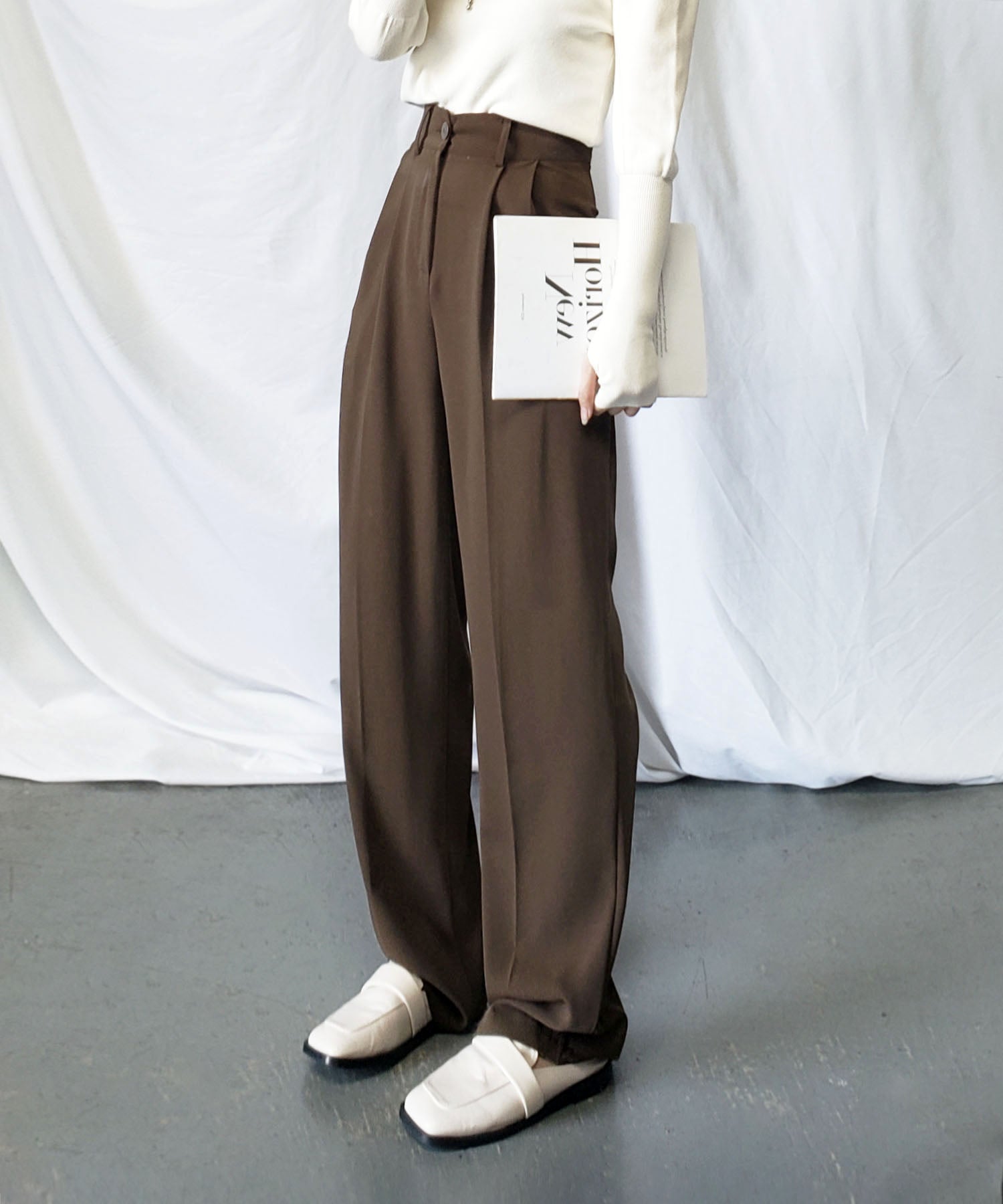 aubett 21aw ワンタック スラックス aubett 21aw ワンタック