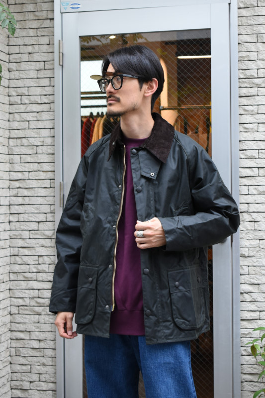 Barbour (バブアー) BEDALE WAX JACKET [SAGE]