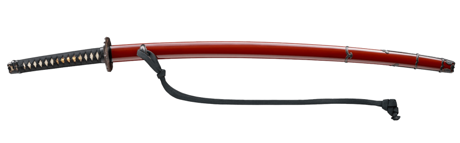 朱塗鞘 半太刀拵／名古屋刀剣博物館・名古屋刀剣ワールド