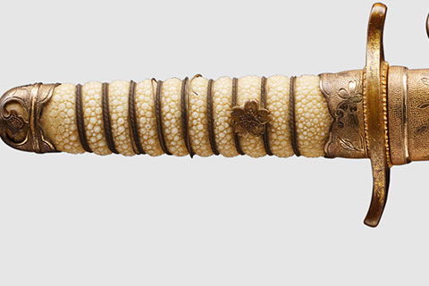 海軍士官 短剣拵（鮫革鞘）／名古屋刀剣博物館・名古屋刀剣ワールド