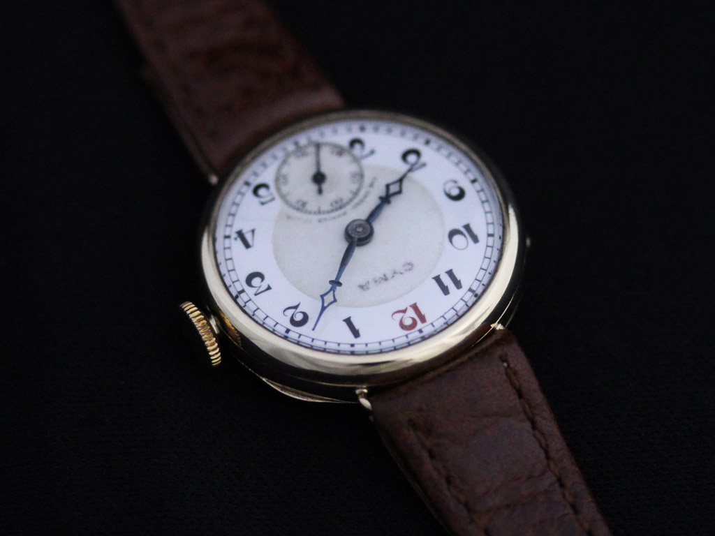 シーマ 金無垢女性用アンティーク腕時計 上品な趣き 【1930年頃】