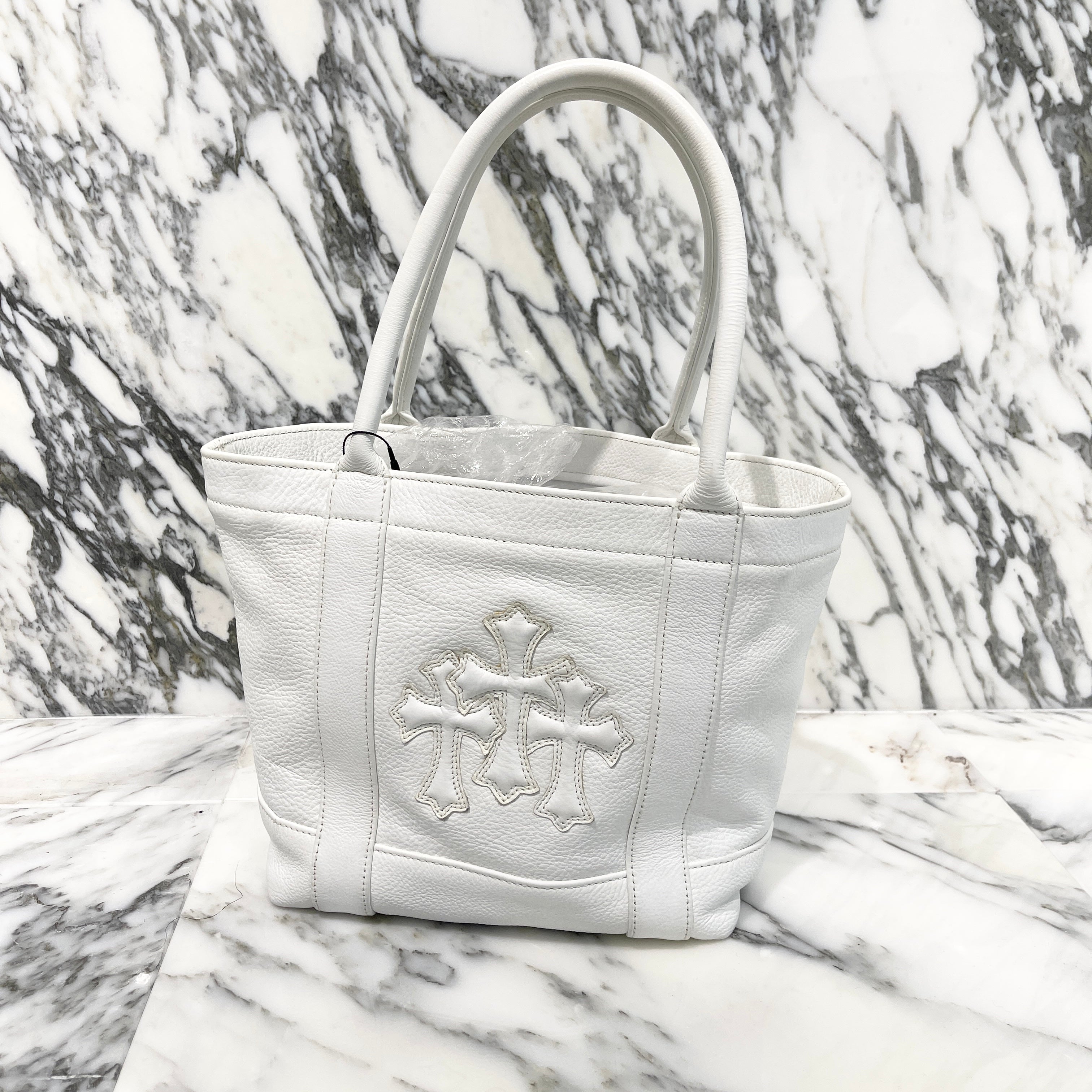 CHROME HEARTS クロムハーツ トートバッグ スリーセメタリーホワイト