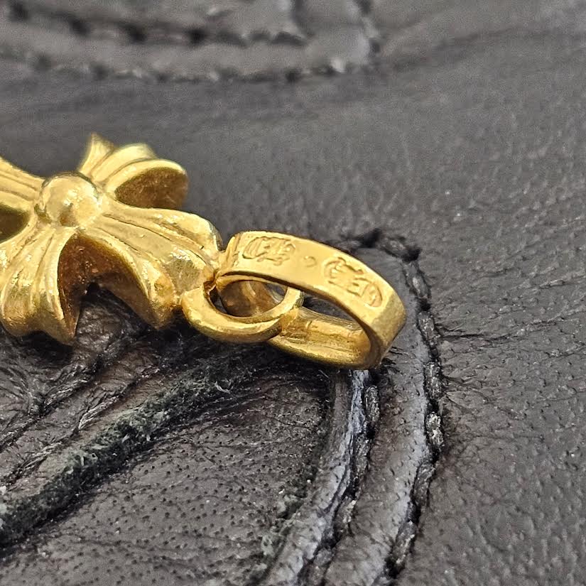 CHROME HEARTS 22K Baby Fat Charm Pave Diamond クロムハーツ 22K