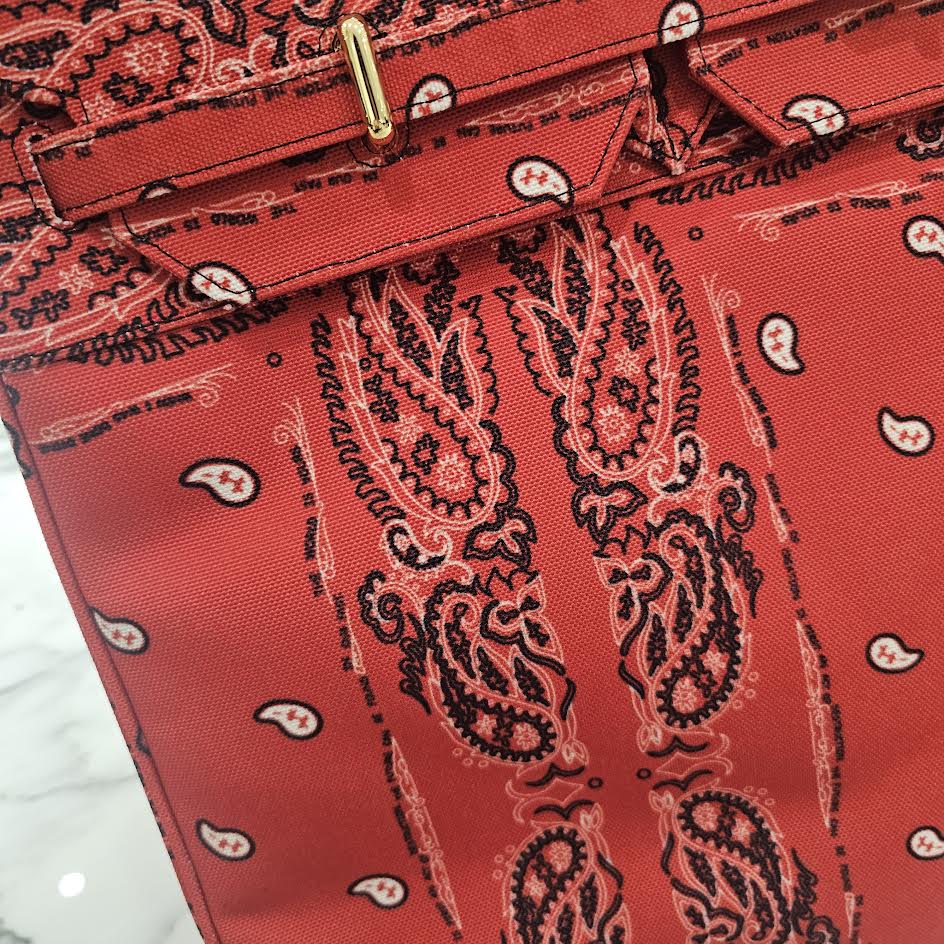 THE WORLD IS YOURS Paisley All Over Pattern Handbag ザ ワールド