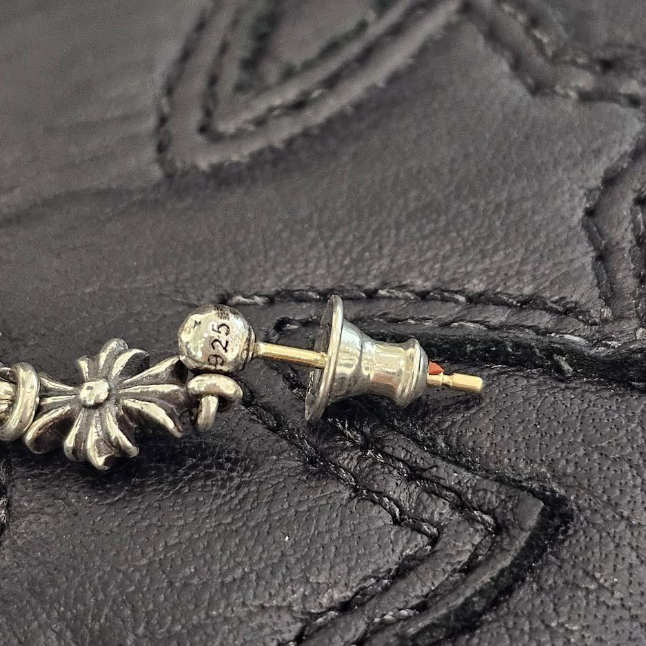 CHROME HEARTS Tiny E CH Plus 3 Drop Earring クロムハーツ タイニーE