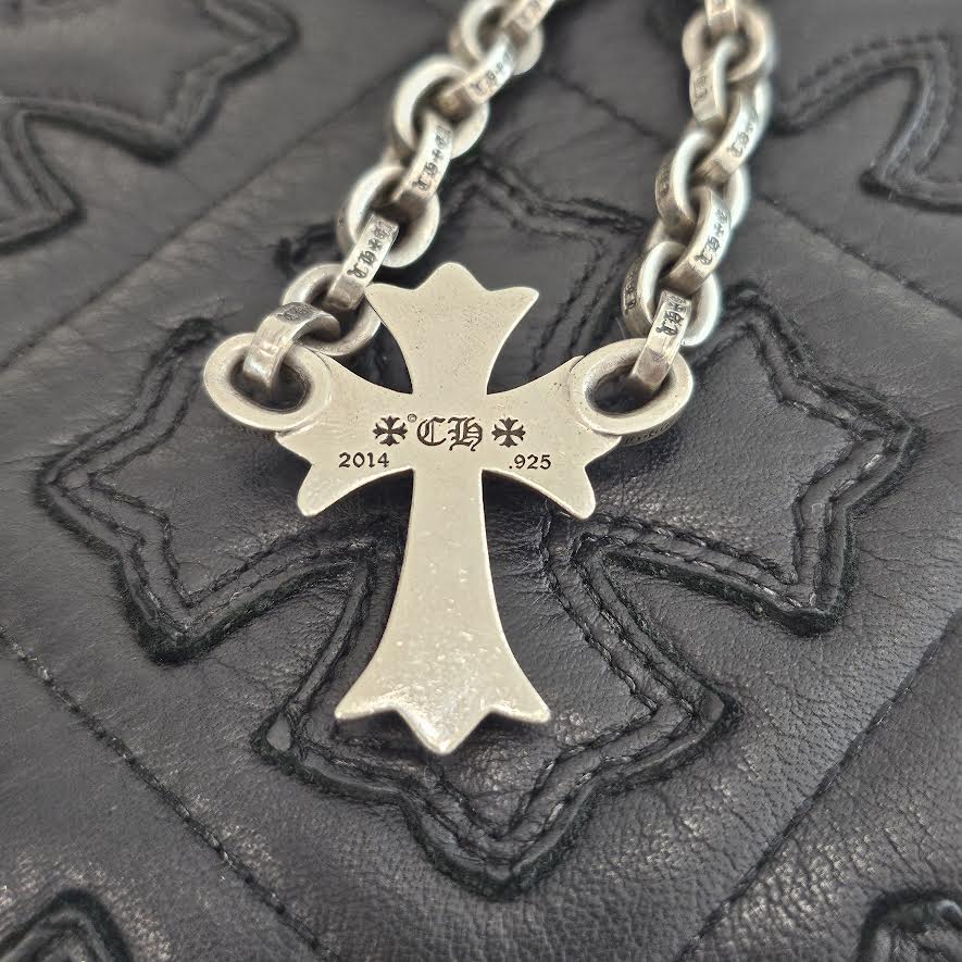 CHROME HEARTS Large Paper Chain Tiny CH Cross NE Necklace クロム