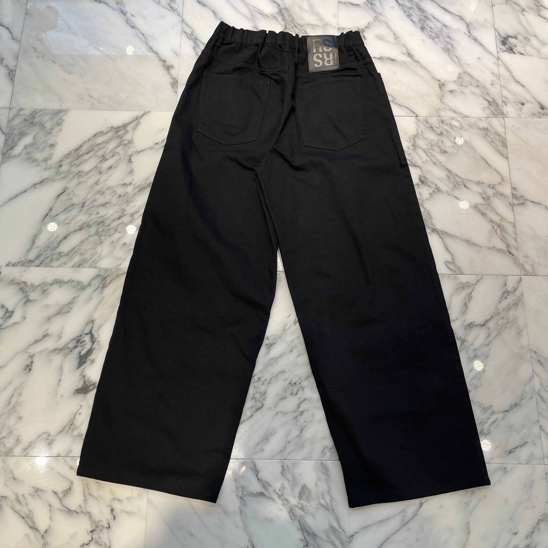 RAF SIMONS 2023SS RS Patch Easy Long Skate Pants 231-M318 Size 30