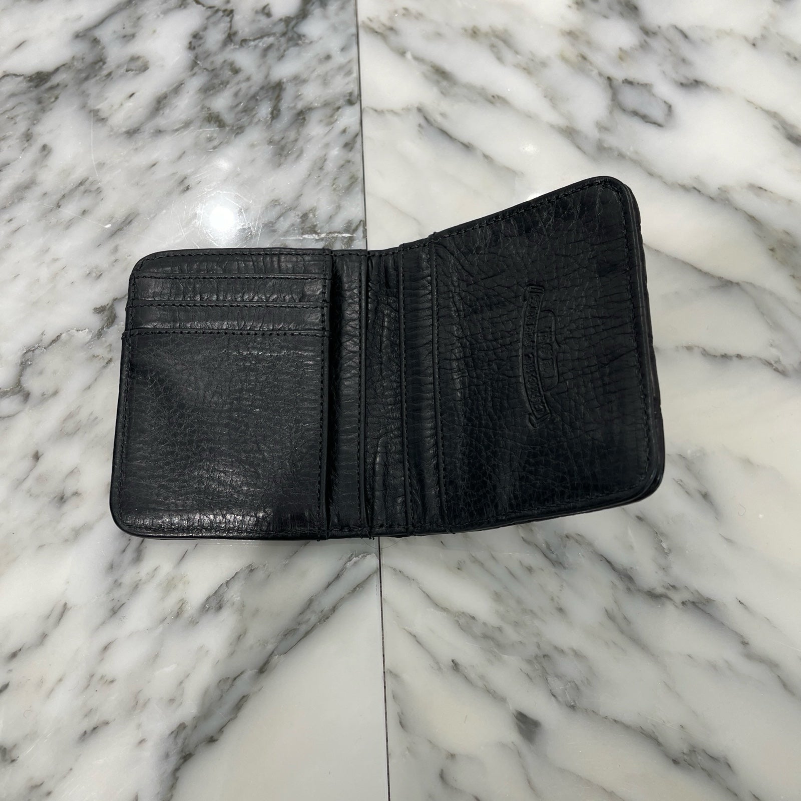 CHROME HEARTS DR DIGIACOMO Alligator Leather Cross Patch Compact