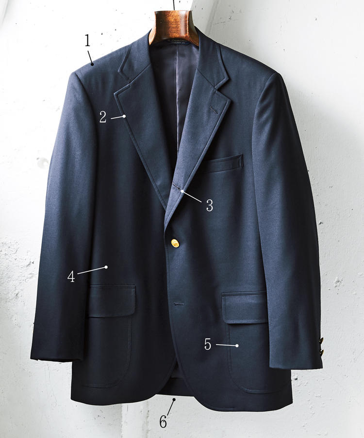 紺ブレザー」の基本的ディテールは、この6ヶ所を覚えよう | MEN'S EX