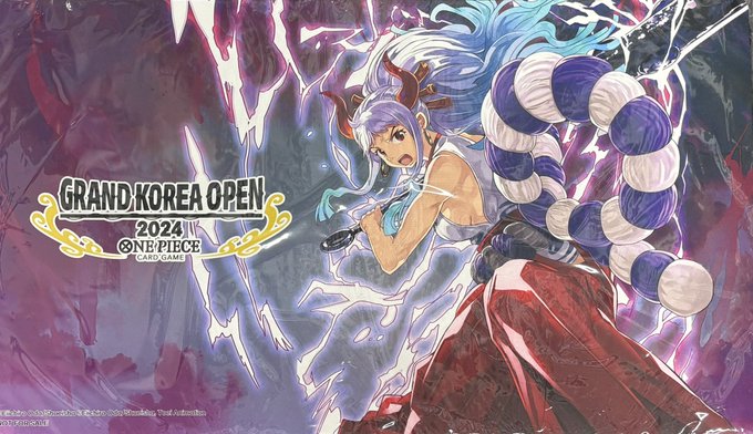 新品未使用】ワンピースカード ヤマト 希少 韓国限定 プレイマット