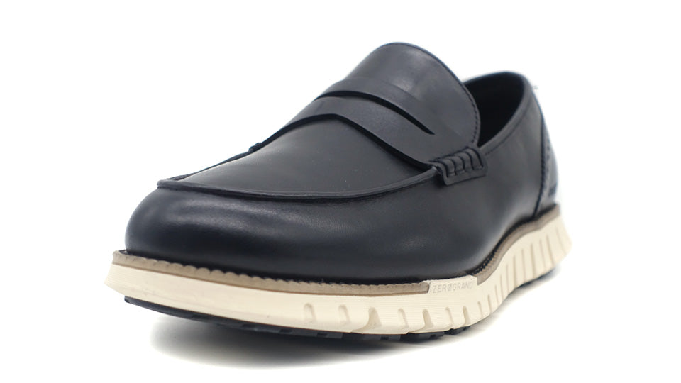 COLE HAAN ZEROGRAND REMASTERED PENNY LOAFER BLACK/NATURAL TAN