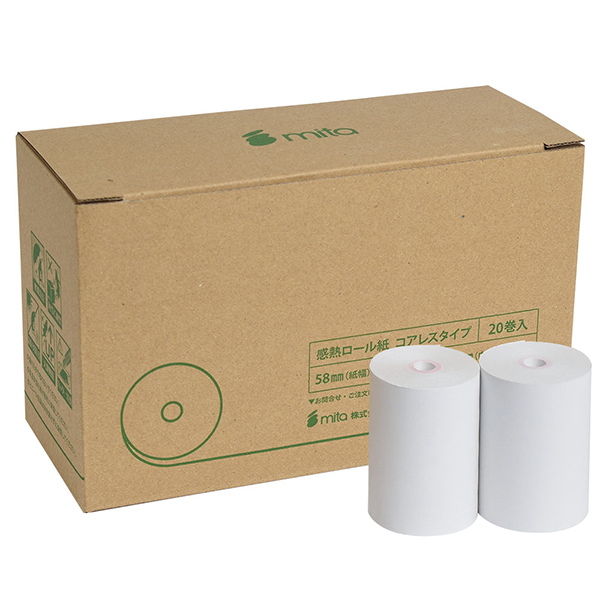 SM-S210iシリーズ対応 感熱ロール紙 58×40×8 [コアレス] | リサイクル