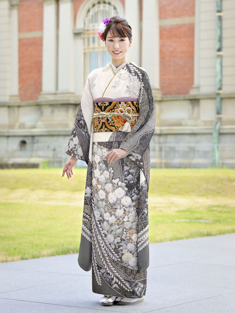 翠山 辻が花 振袖 | 岐阜で翠山の辻が花振袖を購入するなら三ツ星