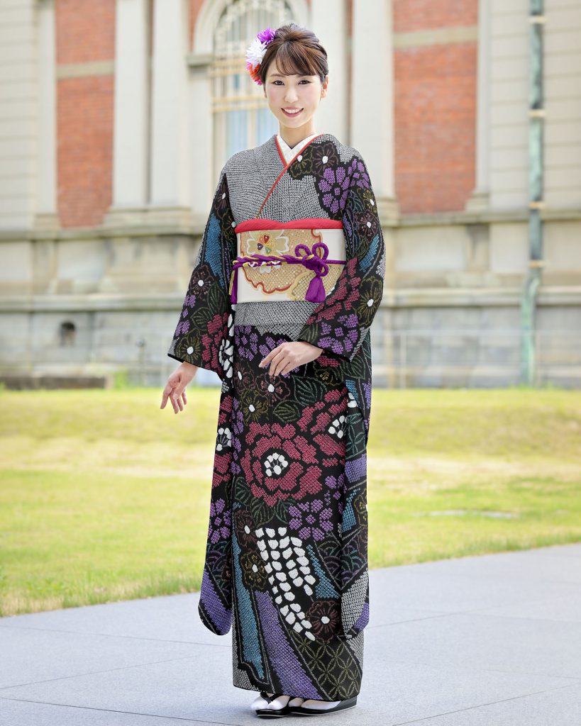 唯一無二！ 新品同様 きぬたや 振袖 落款あり 正絹 総絞り 長襦袢と