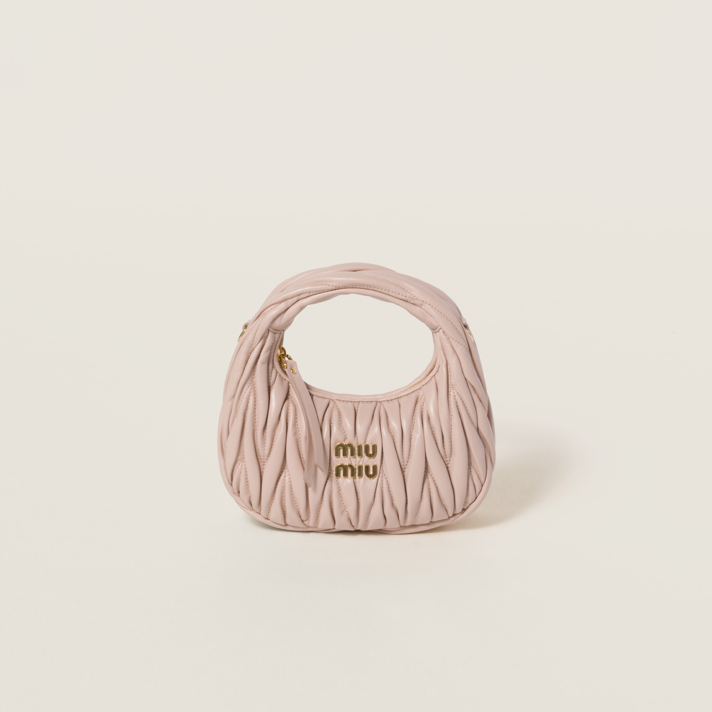 Pyrite Matelassé Nappa Leather Mini-bag | Miu Miu