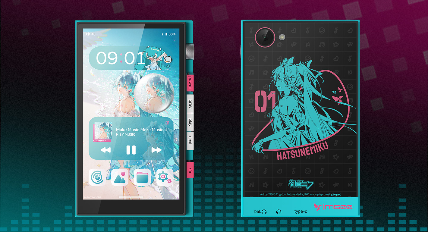 新製品情報】HiBy Digitalより、初音ミクとのコラボレーションを記念