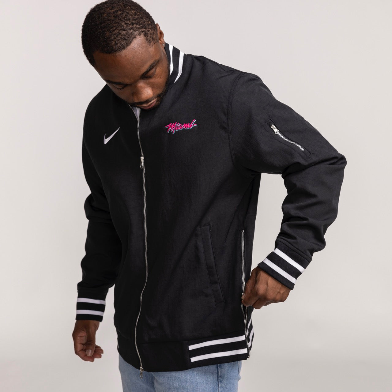 Nike Miami HEAT Bomber Jacket Miami HEAT Jackets