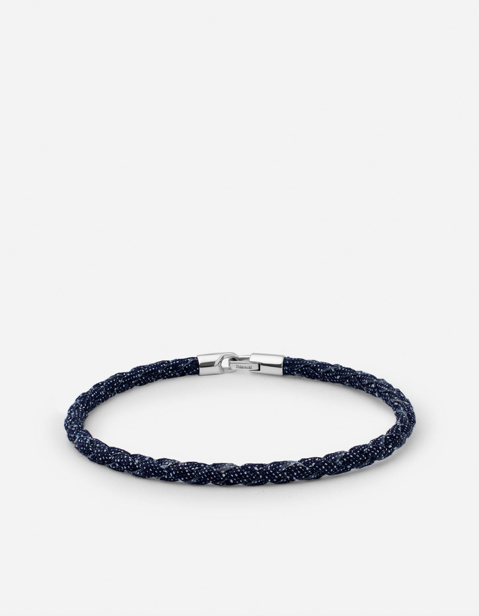 Cruz Denim Bracelet, Sterling Silver | Men's Bracelets | Miansai