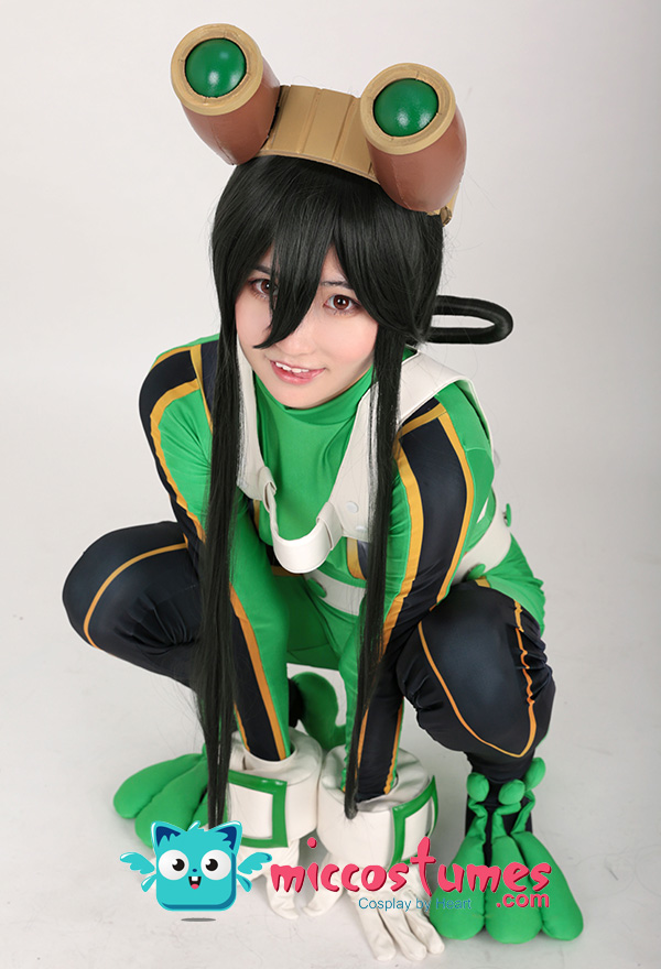 蛙吹梅雨 コスプレ衣装 - ヒロアカ 梅雨ちゃん コスプレ | 高品質