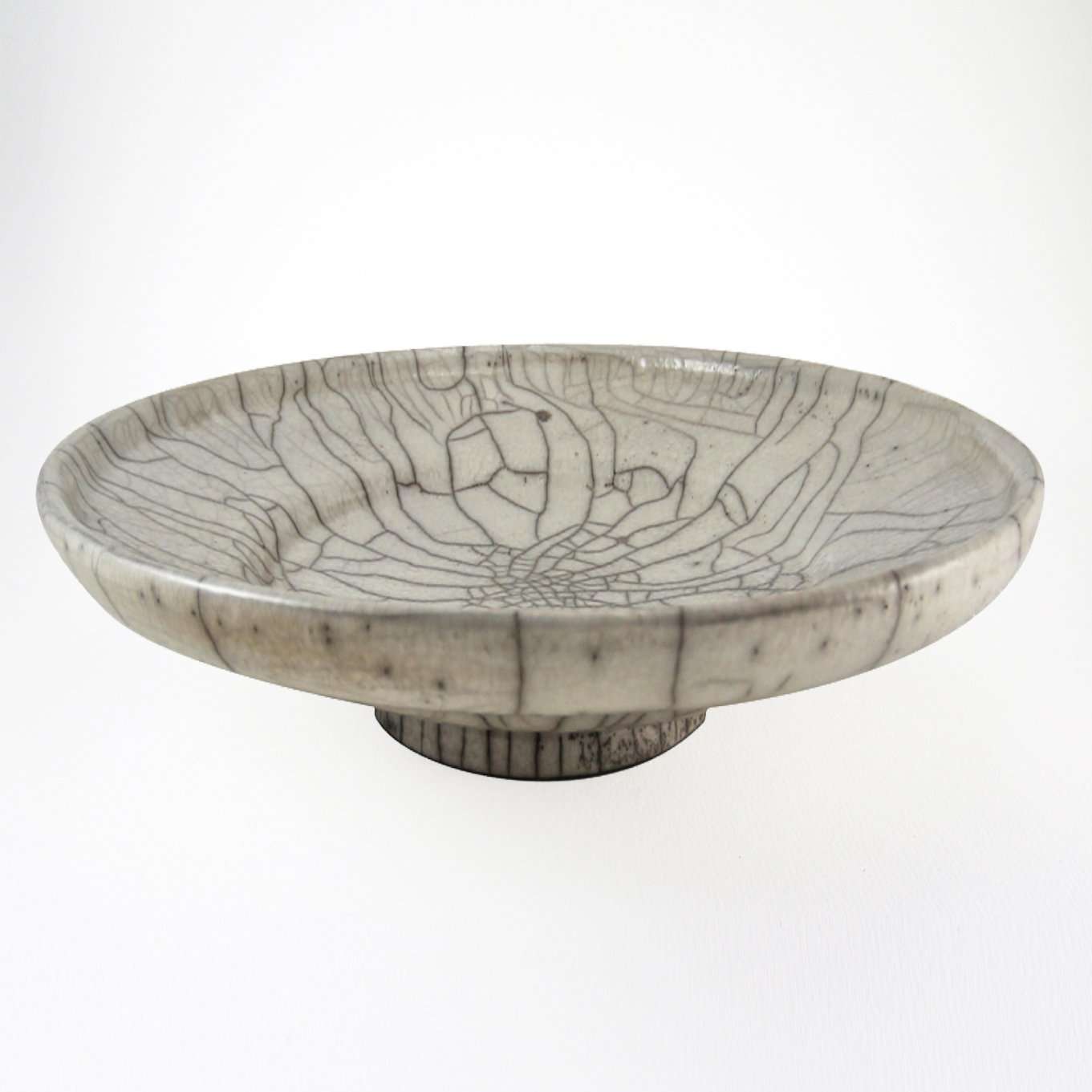 Spider Raku Large Plate | Ceramic | Home Decor | Micucci Interiors