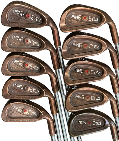Ping BeCu Eye 2 + Red Dot Irons 2-SW KT-M/ZZ Lite S Flex Shafts